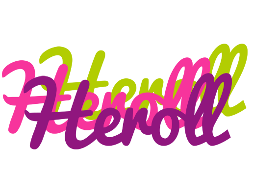 Heroll flowers logo
