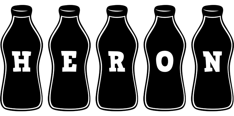 Heron bottle logo