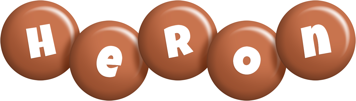 Heron candy-brown logo