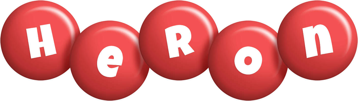 Heron candy-red logo