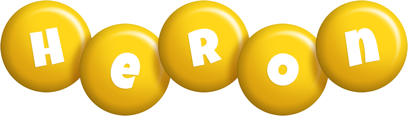 Heron candy-yellow logo