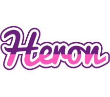 Heron cheerful logo