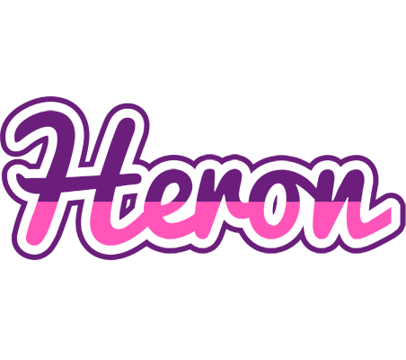 Heron cheerful logo