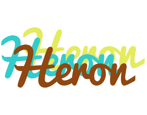 Heron cupcake logo