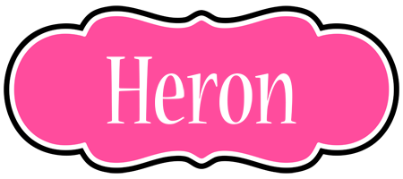 Heron invitation logo