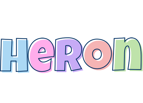 Heron pastel logo