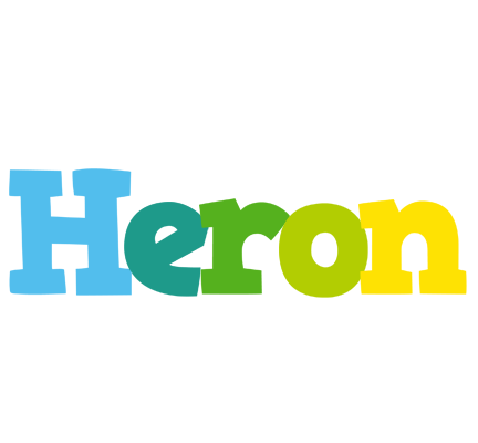 Heron rainbows logo