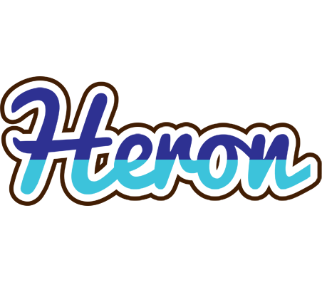 Heron raining logo