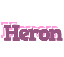 Heron relaxing logo