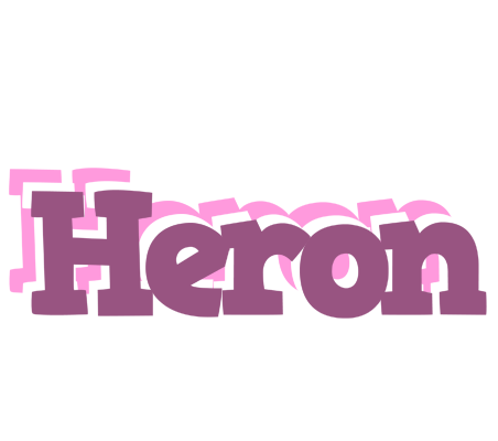 Heron relaxing logo