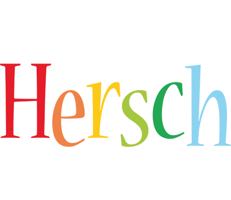 Hersch birthday logo
