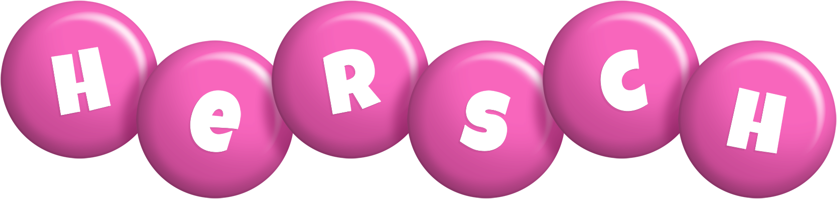 Hersch candy-pink logo