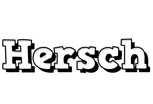 Hersch snowing logo