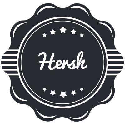 Hersh badge logo