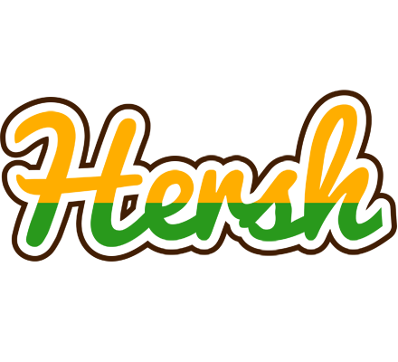 Hersh banana logo