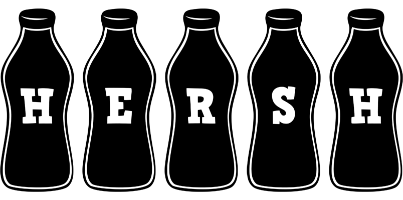 Hersh bottle logo