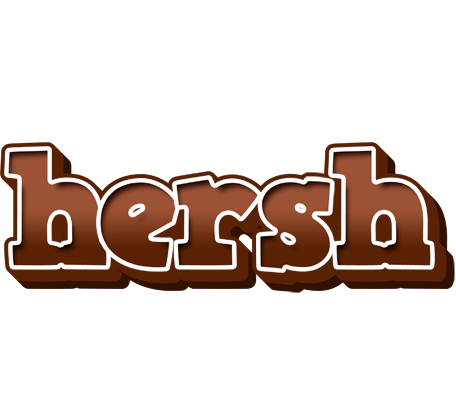 Hersh brownie logo