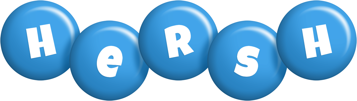 Hersh candy-blue logo