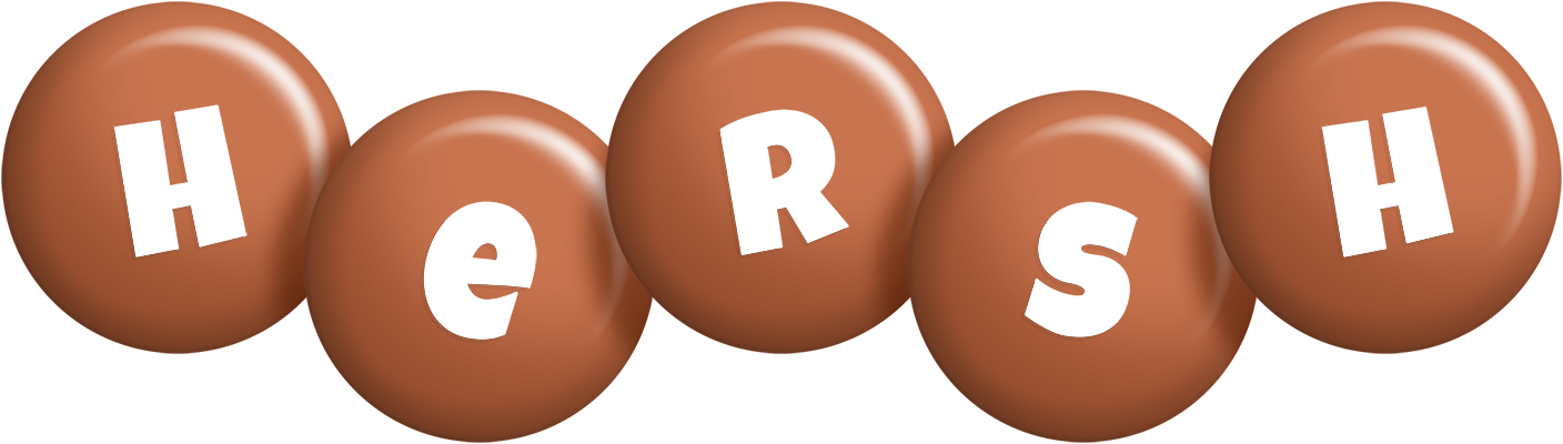 Hersh candy-brown logo