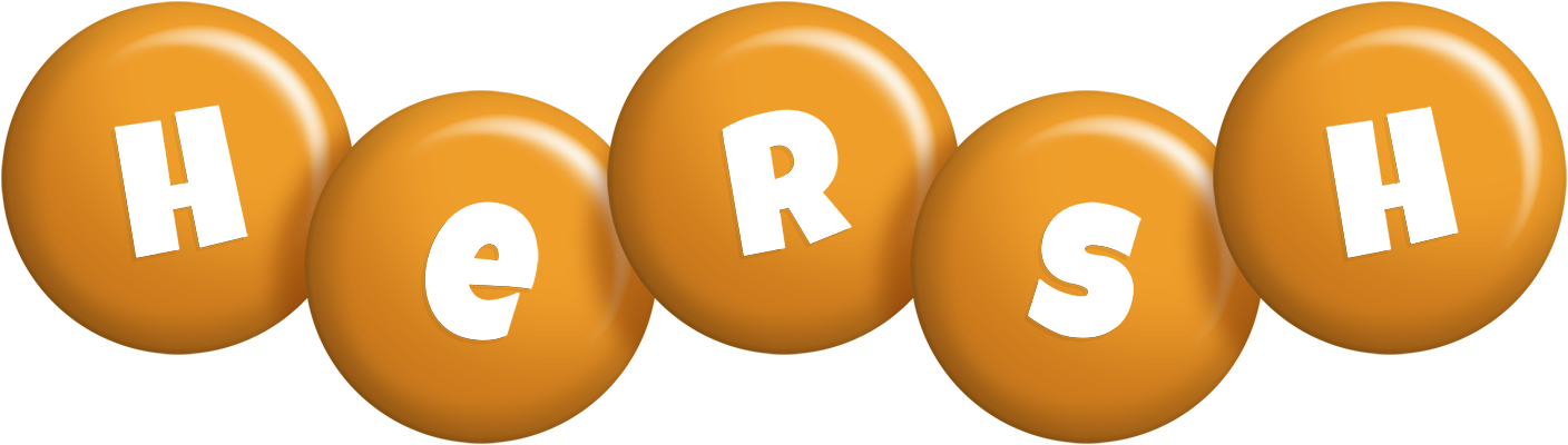 Hersh candy-orange logo