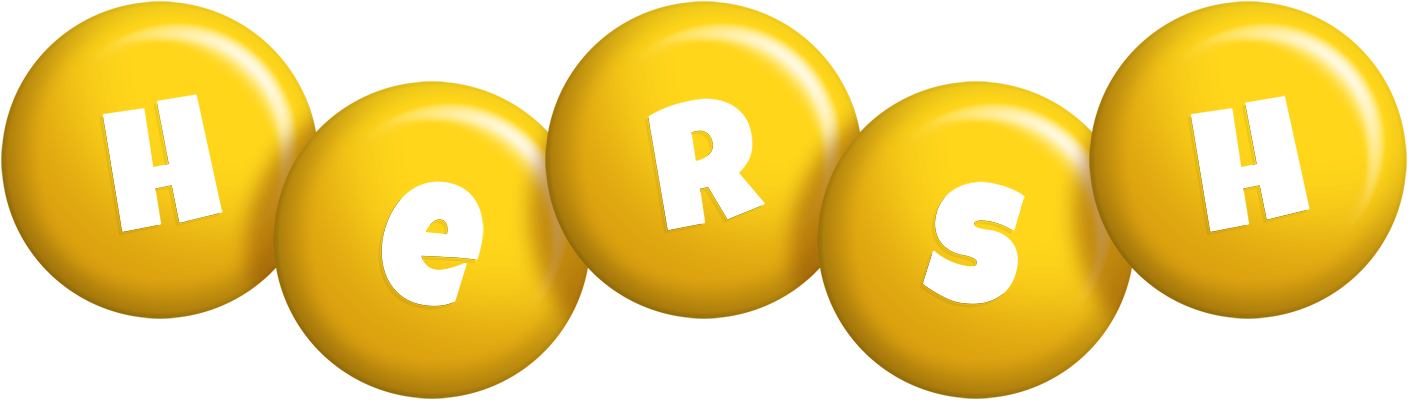 Hersh candy-yellow logo