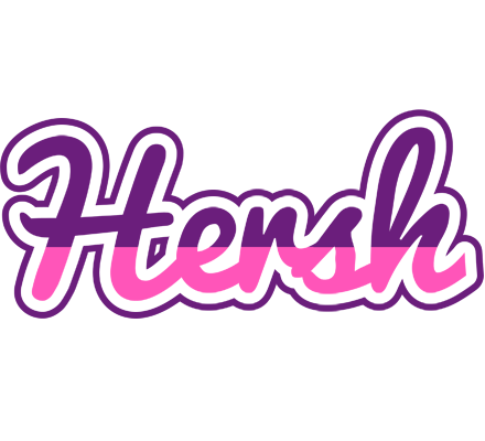 Hersh cheerful logo