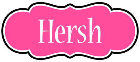 Hersh invitation logo