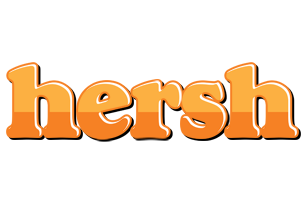 Hersh orange logo