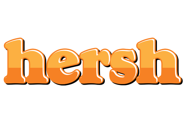 Hersh orange logo