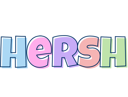 Hersh pastel logo