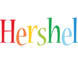 Hershel birthday logo