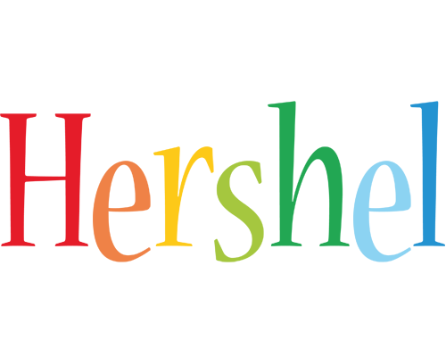 Hershel birthday logo