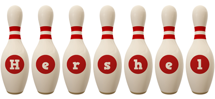 Hershel bowling-pin logo