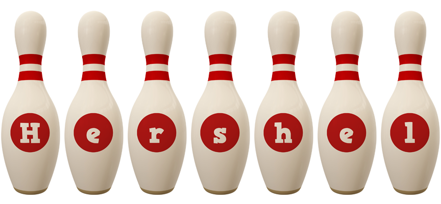 Hershel bowling-pin logo