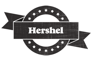 Hershel grunge logo