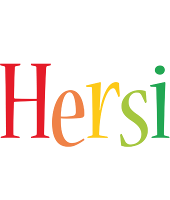 Hersi birthday logo
