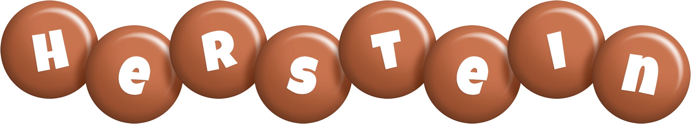 Herstein candy-brown logo