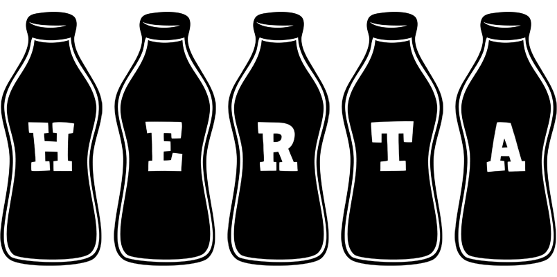 Herta bottle logo