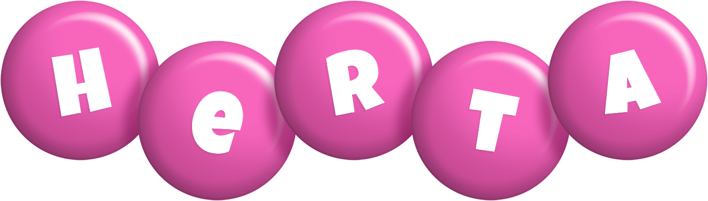Herta candy-pink logo
