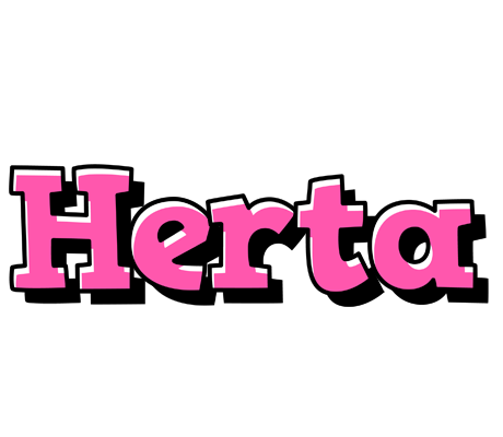 Herta girlish logo