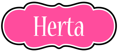 Herta invitation logo