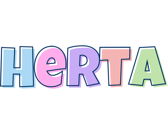 Herta pastel logo