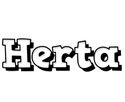 Herta snowing logo