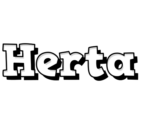 Herta snowing logo