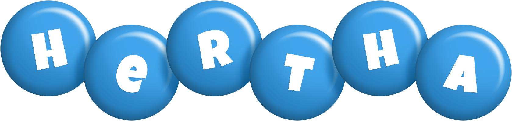 Hertha candy-blue logo