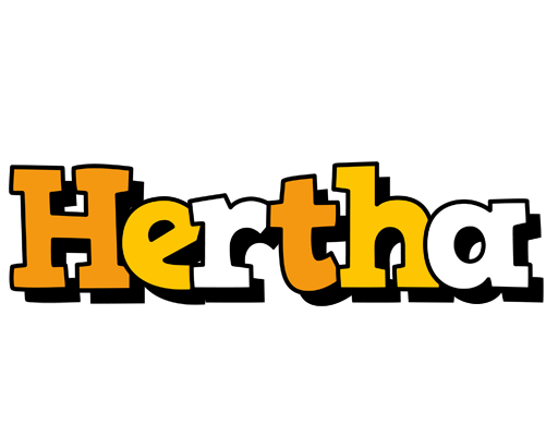 Hertha cartoon logo