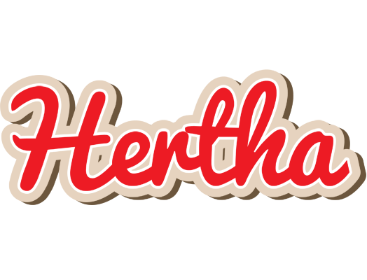 Hertha chocolate logo