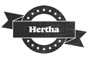Hertha grunge logo