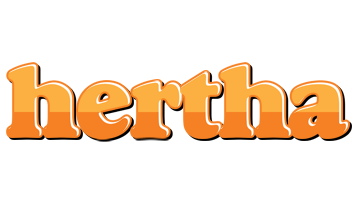 Hertha orange logo