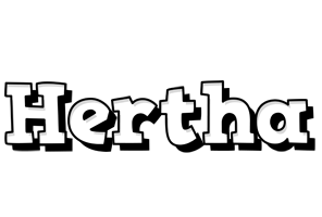 Hertha snowing logo